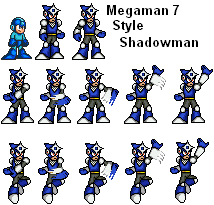 Shadoe Man Mega Man 7 Style. By Blade of Hiten.