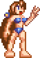 Iris in a bikini.